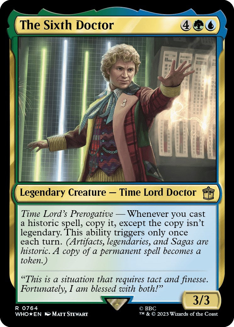 The Sixth Doctor (Surge Foil) [Doctor Who] | Gate City Games LLC
