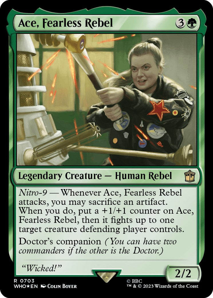 Ace, Fearless Rebel (Surge Foil) [Doctor Who] | Gate City Games LLC