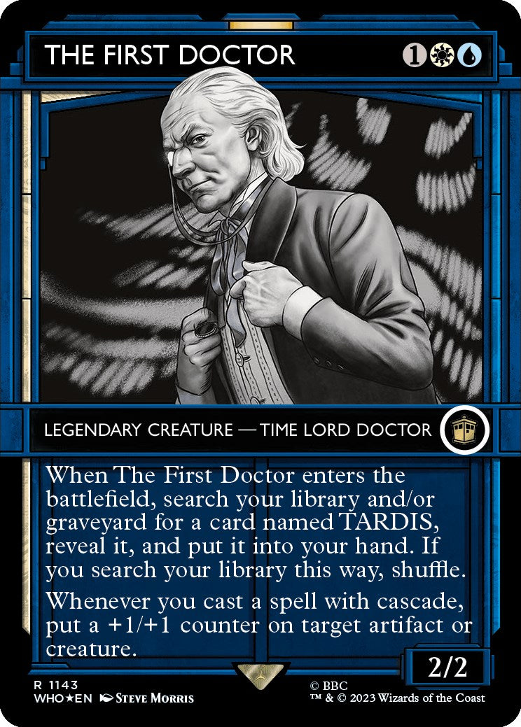 The First Doctor (Showcase) (Surge Foil) [Doctor Who] | Gate City Games LLC