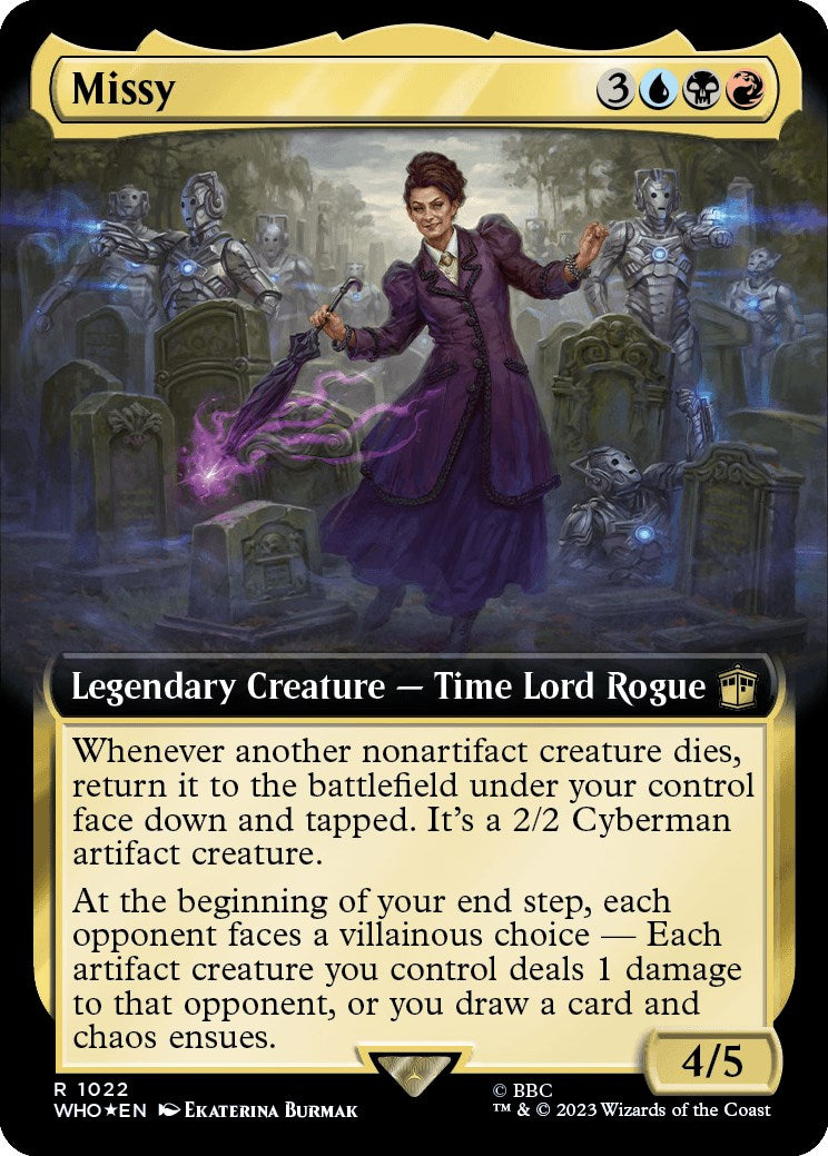 Missy (Extended Art) (Surge Foil) [Doctor Who] | Gate City Games LLC