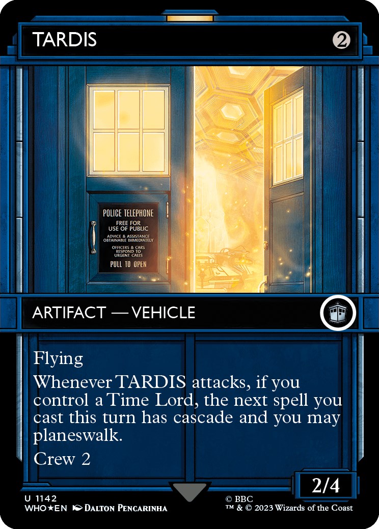 TARDIS (Showcase) (Surge Foil) [Doctor Who] | Gate City Games LLC