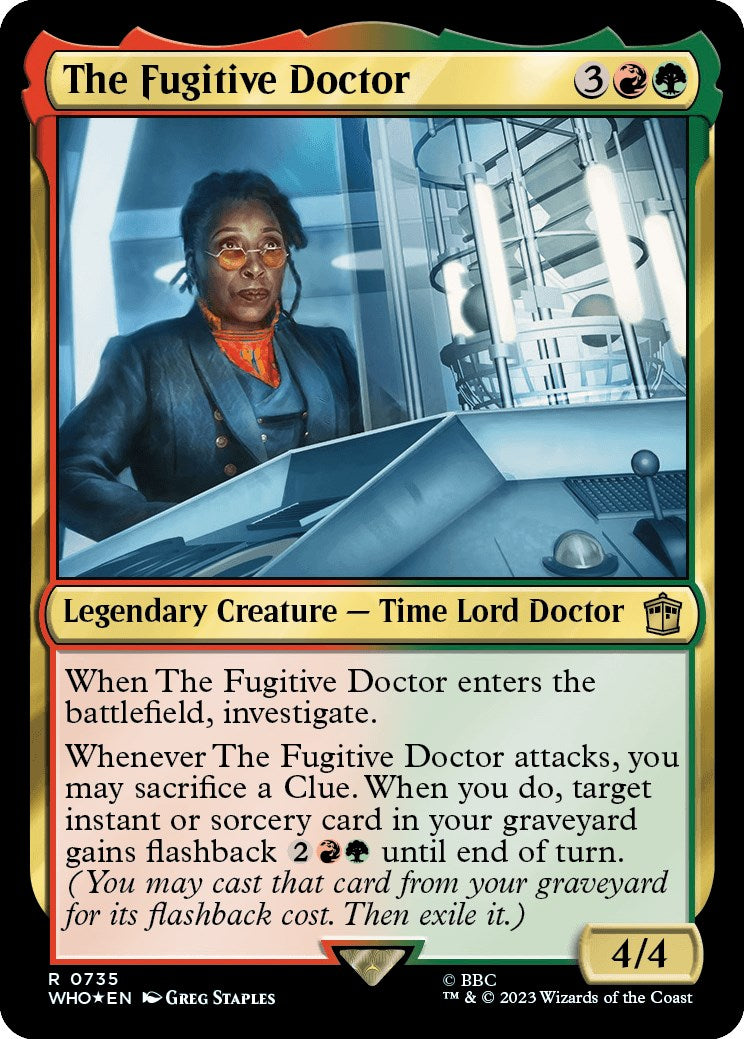 The Fugitive Doctor (Surge Foil) [Doctor Who] | Gate City Games LLC