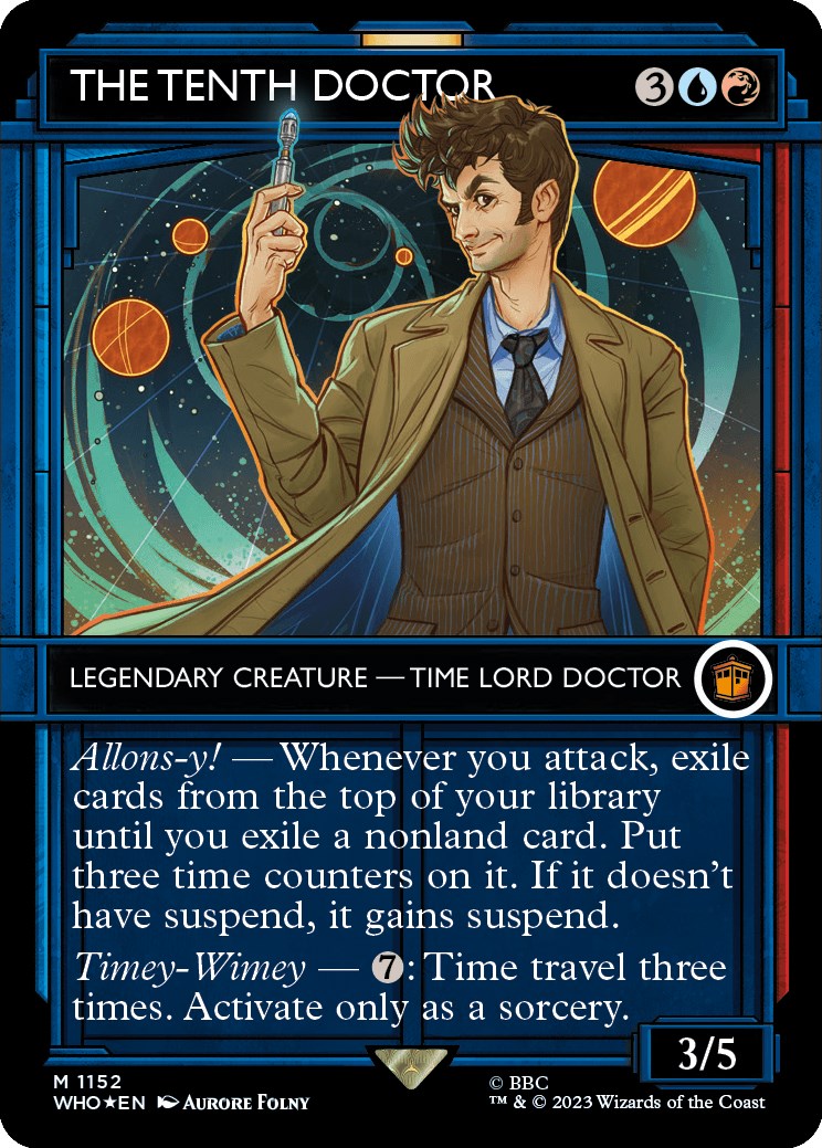 The Tenth Doctor (Showcase) (Surge Foil) [Doctor Who] | Gate City Games LLC