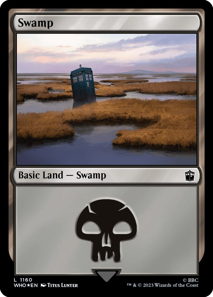 Swamp (1160) (Surge Foil) [Doctor Who] | Gate City Games LLC