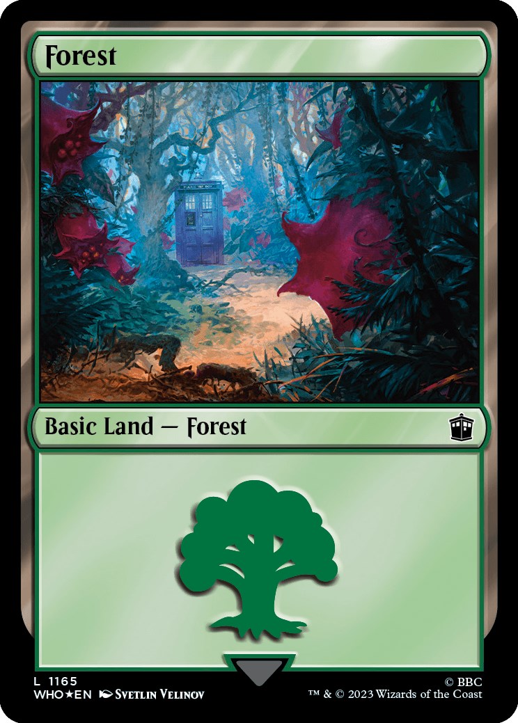 Forest (1165) (Surge Foil) [Doctor Who] | Gate City Games LLC