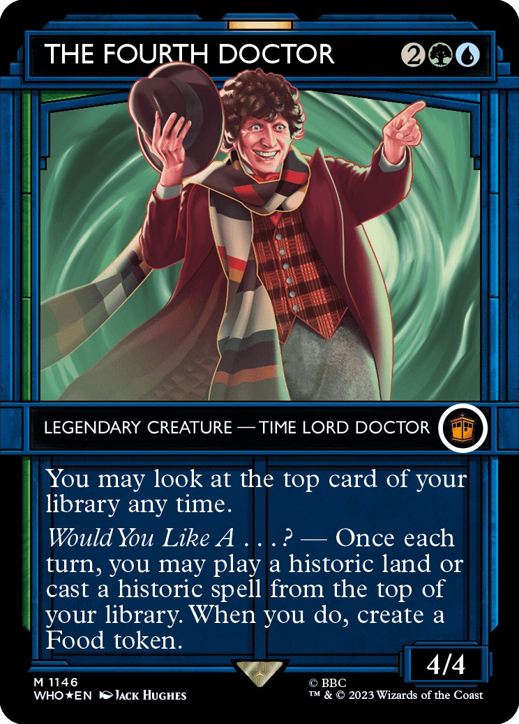 The Fourth Doctor (Showcase) (Surge Foil) [Doctor Who] | Gate City Games LLC
