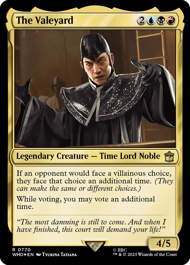 The Valeyard (Surge Foil) [Doctor Who] | Gate City Games LLC