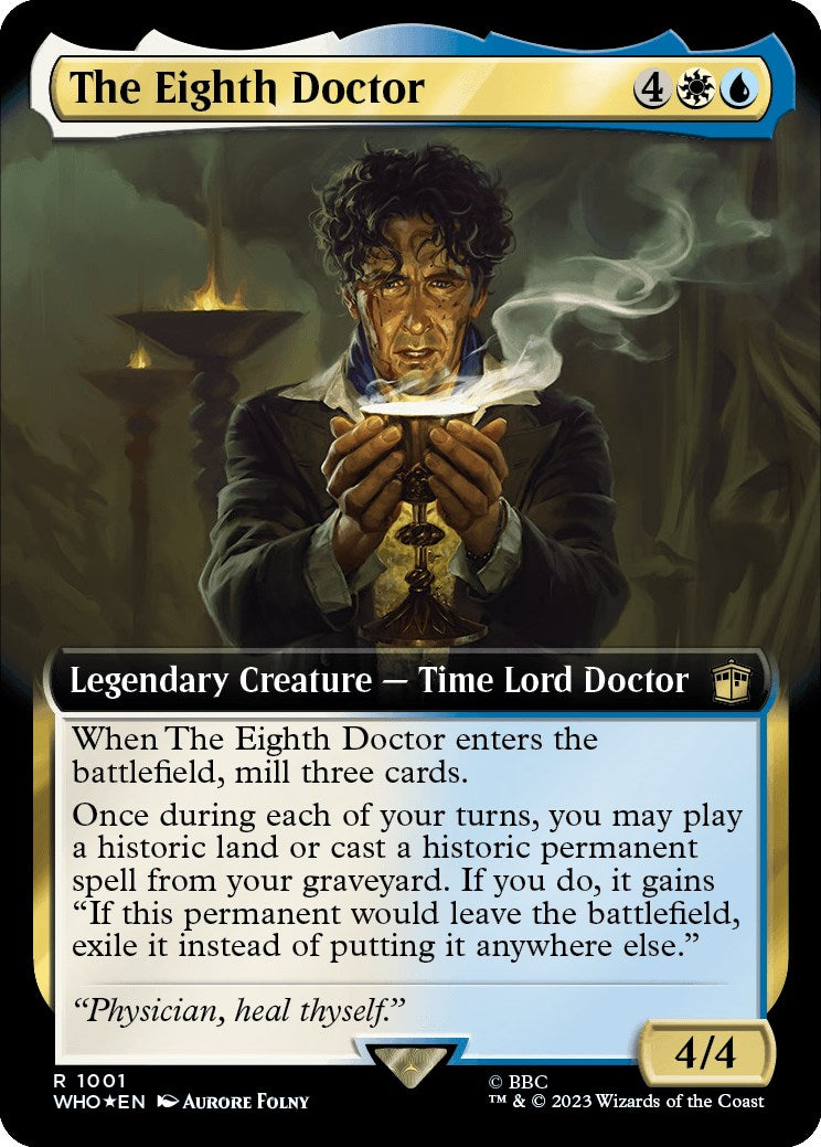 The Eighth Doctor (Extended Art) (Surge Foil) [Doctor Who] | Gate City Games LLC