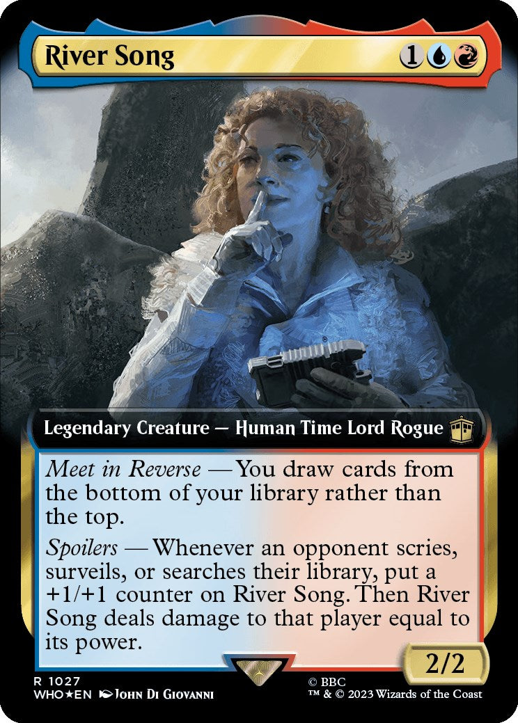 River Song (Extended Art) (Surge Foil) [Doctor Who] | Gate City Games LLC