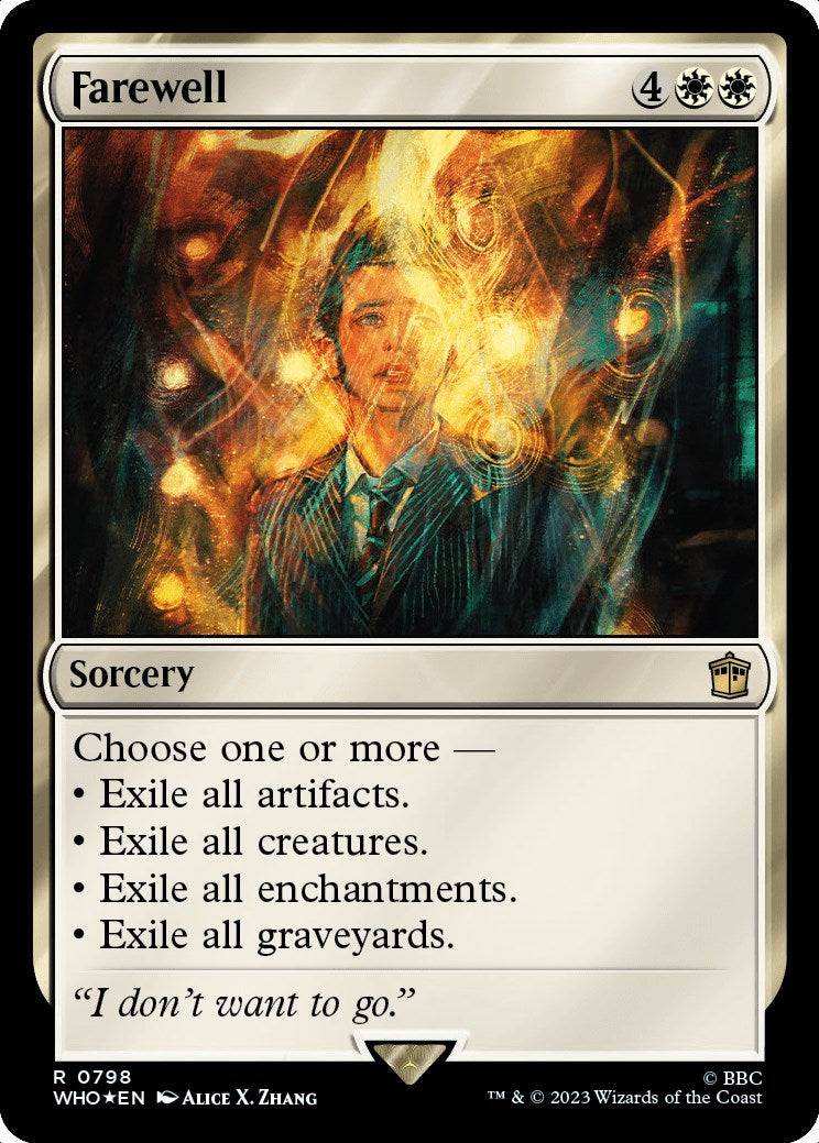 Farewell (Surge Foil) [Doctor Who] | Gate City Games LLC
