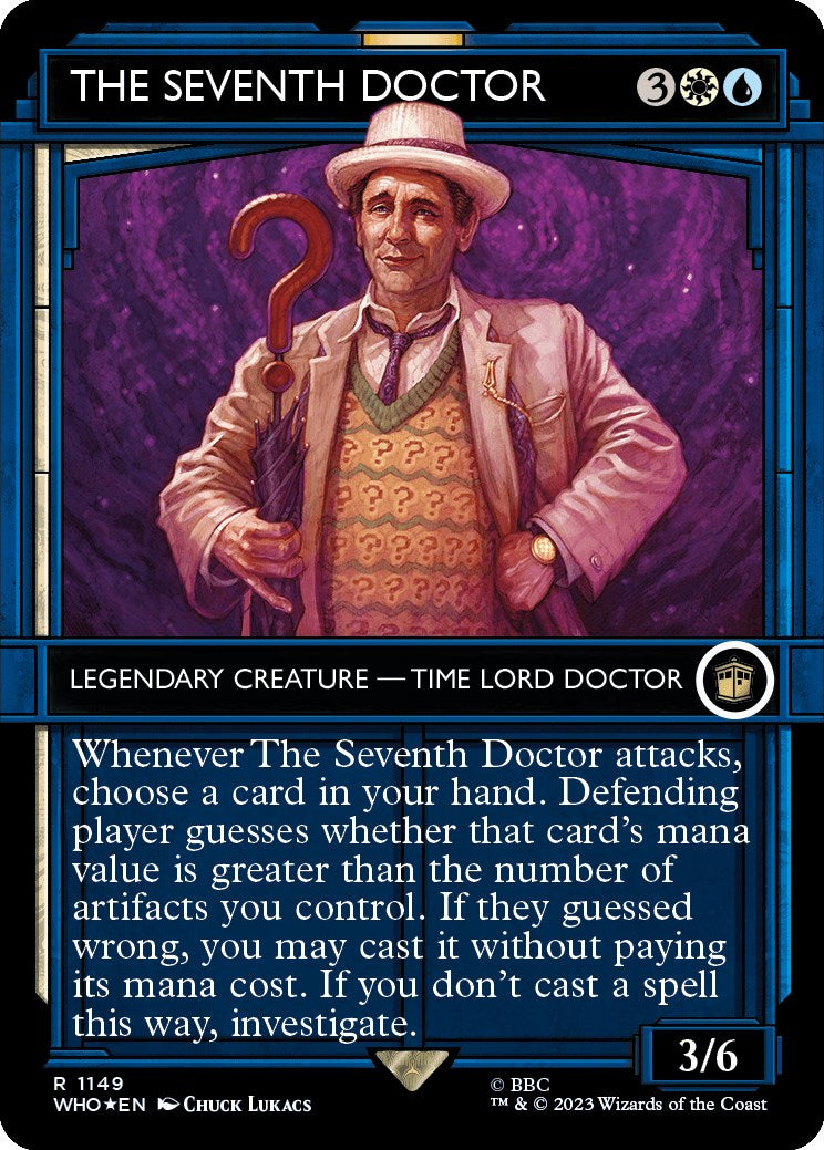 The Seventh Doctor (Showcase) (Surge Foil) [Doctor Who] | Gate City Games LLC