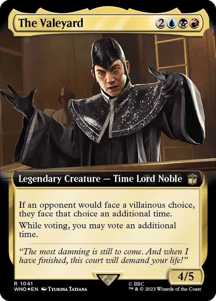The Valeyard (Extended Art) (Surge Foil) [Doctor Who] | Gate City Games LLC