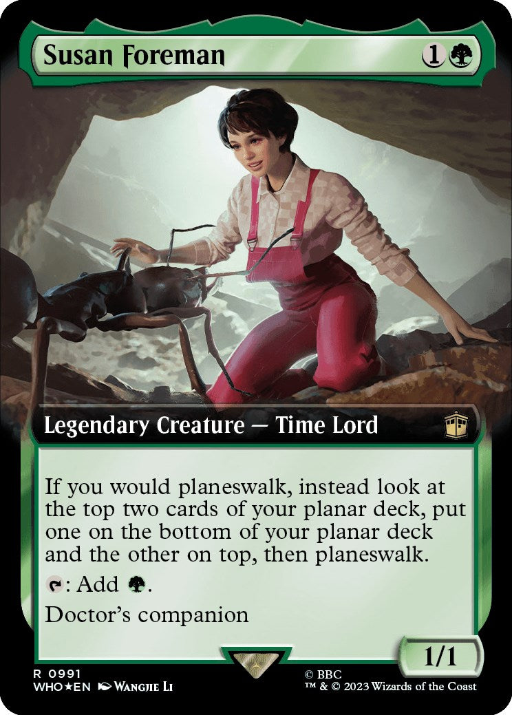 Susan Foreman (Extended Art) (Surge Foil) [Doctor Who] | Gate City Games LLC