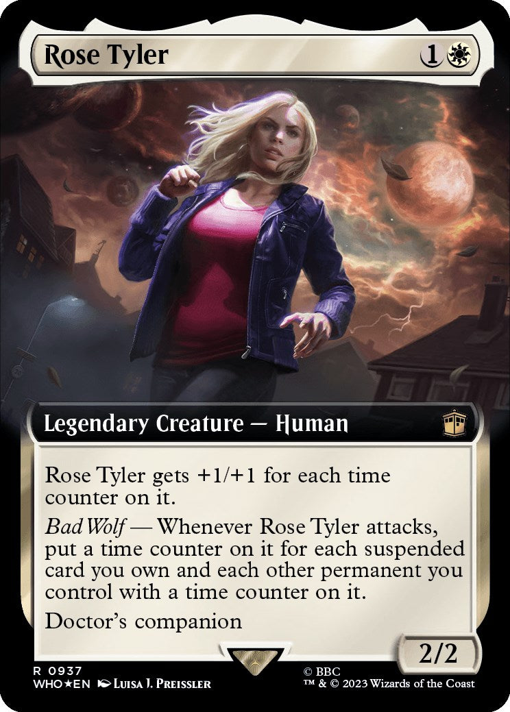 Rose Tyler (Extended Art) (Surge Foil) [Doctor Who] | Gate City Games LLC
