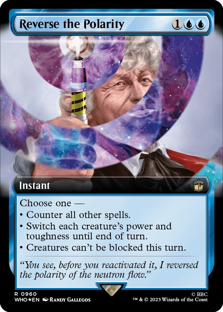 Reverse the Polarity (Extended Art) (Surge Foil) [Doctor Who] | Gate City Games LLC