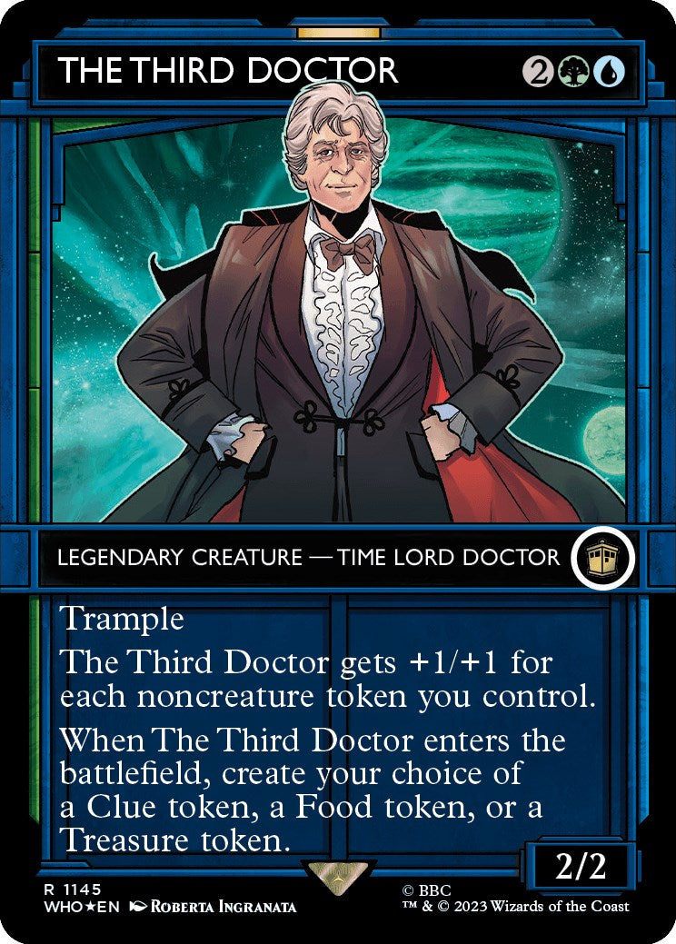 The Third Doctor (Showcase) (Surge Foil) [Doctor Who] | Gate City Games LLC