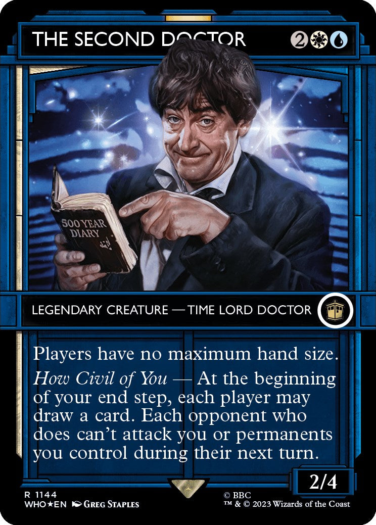The Second Doctor (Showcase) (Surge Foil) [Doctor Who] | Gate City Games LLC