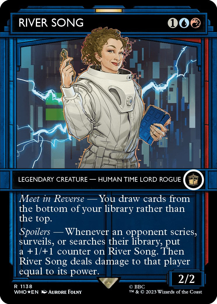 RIVER SONG (Showcase) (Surge Foil) [Doctor Who] | Gate City Games LLC