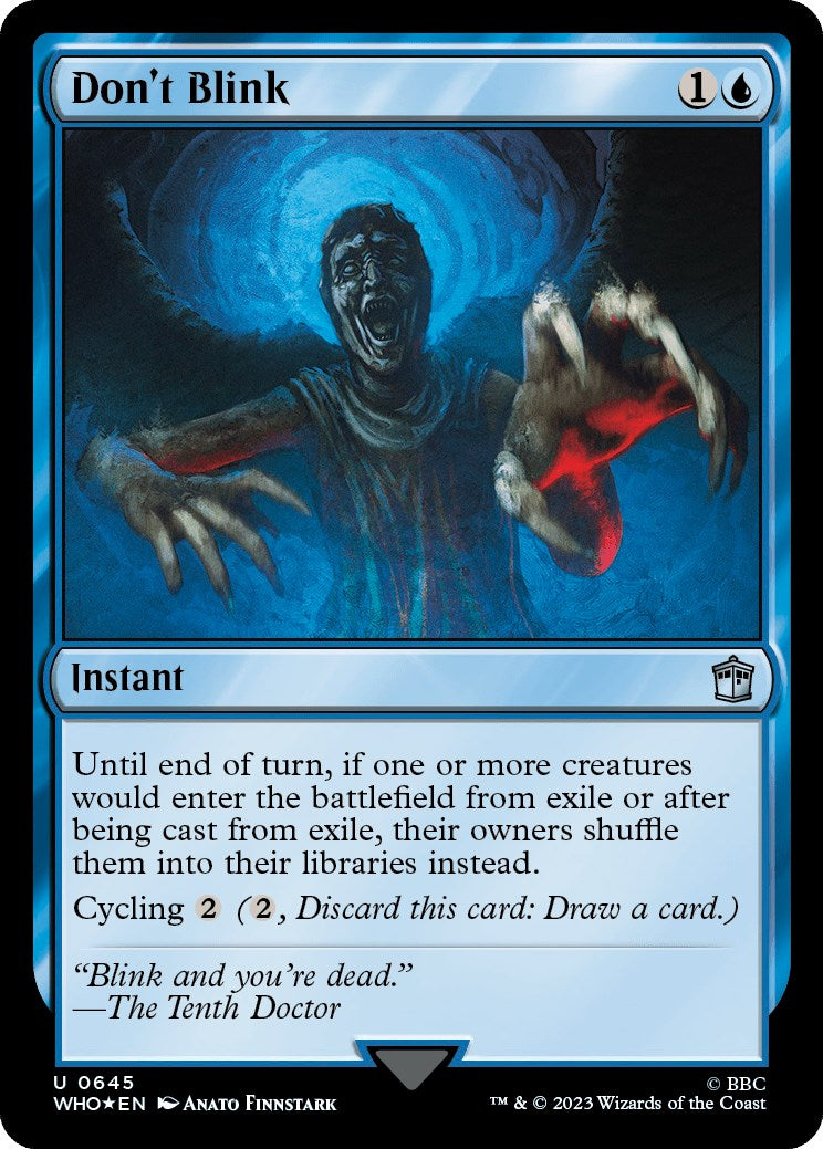Don't Blink (Surge Foil) [Doctor Who] | Gate City Games LLC
