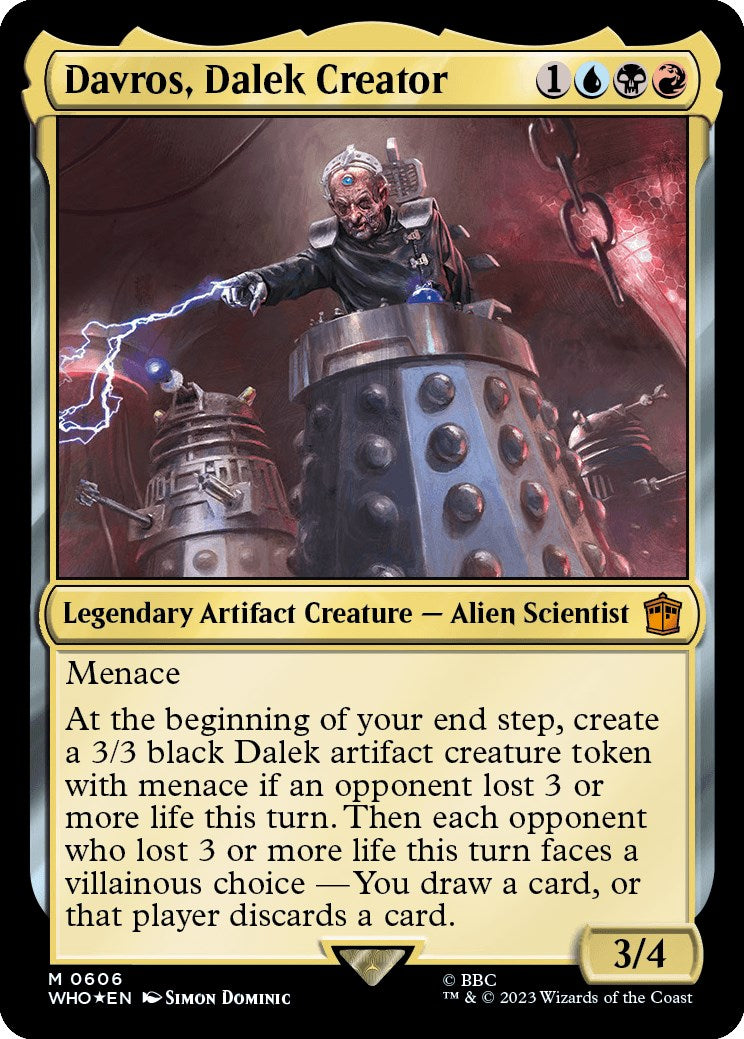 Davros, Dalek Creator (Surge Foil) [Doctor Who] | Gate City Games LLC