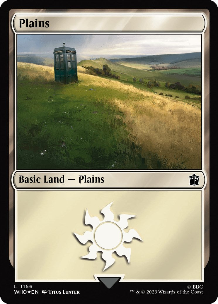 Plains (1156) (Surge Foil) [Doctor Who] | Gate City Games LLC