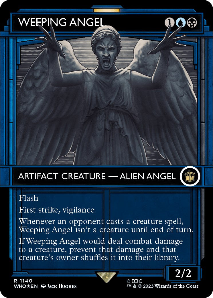 Weeping Angel (Showcase) (Surge Foil) [Doctor Who] | Gate City Games LLC