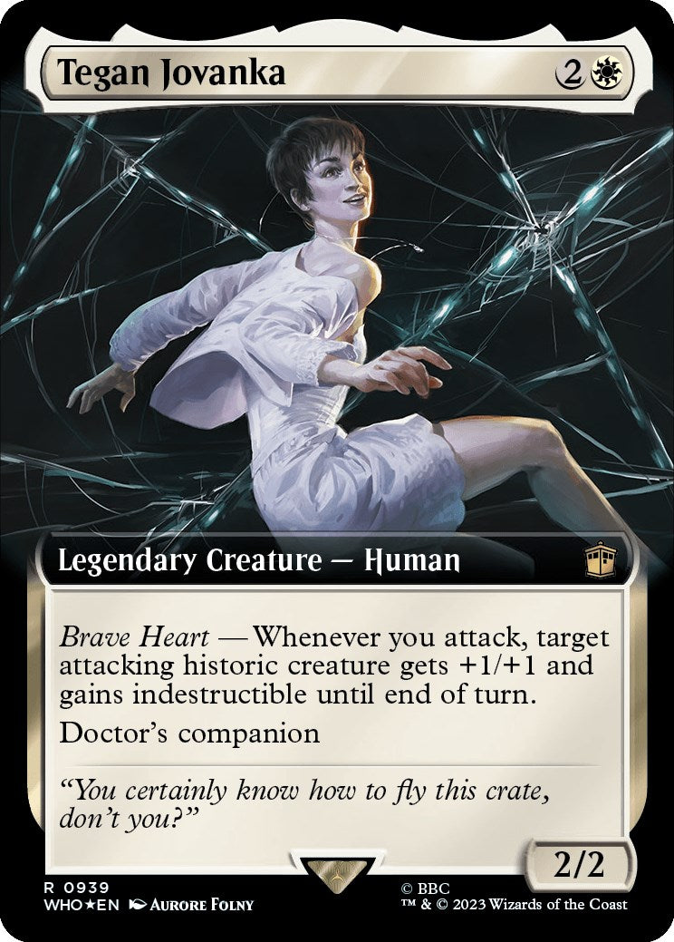 Tegan Jovanka (Extended Art) (Surge Foil) [Doctor Who] | Gate City Games LLC