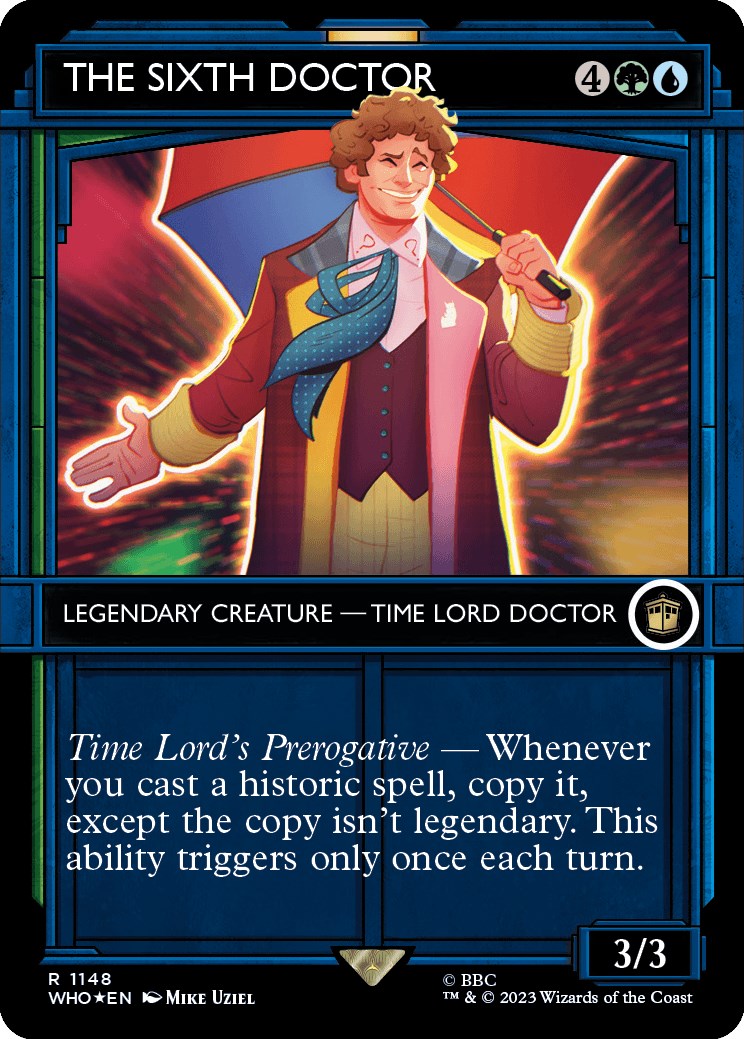 The Sixth Doctor (Showcase) (Surge Foil) [Doctor Who] | Gate City Games LLC