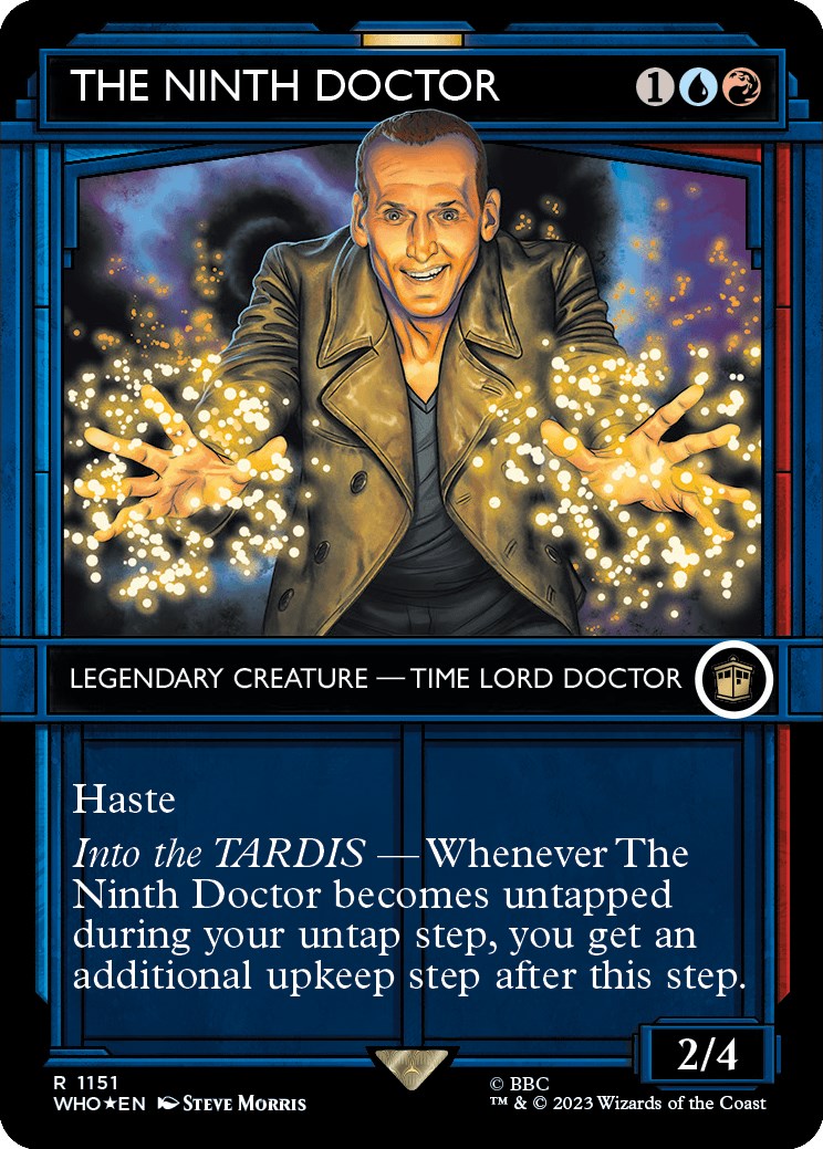 The Ninth Doctor (Showcase) (Surge Foil) [Doctor Who] | Gate City Games LLC