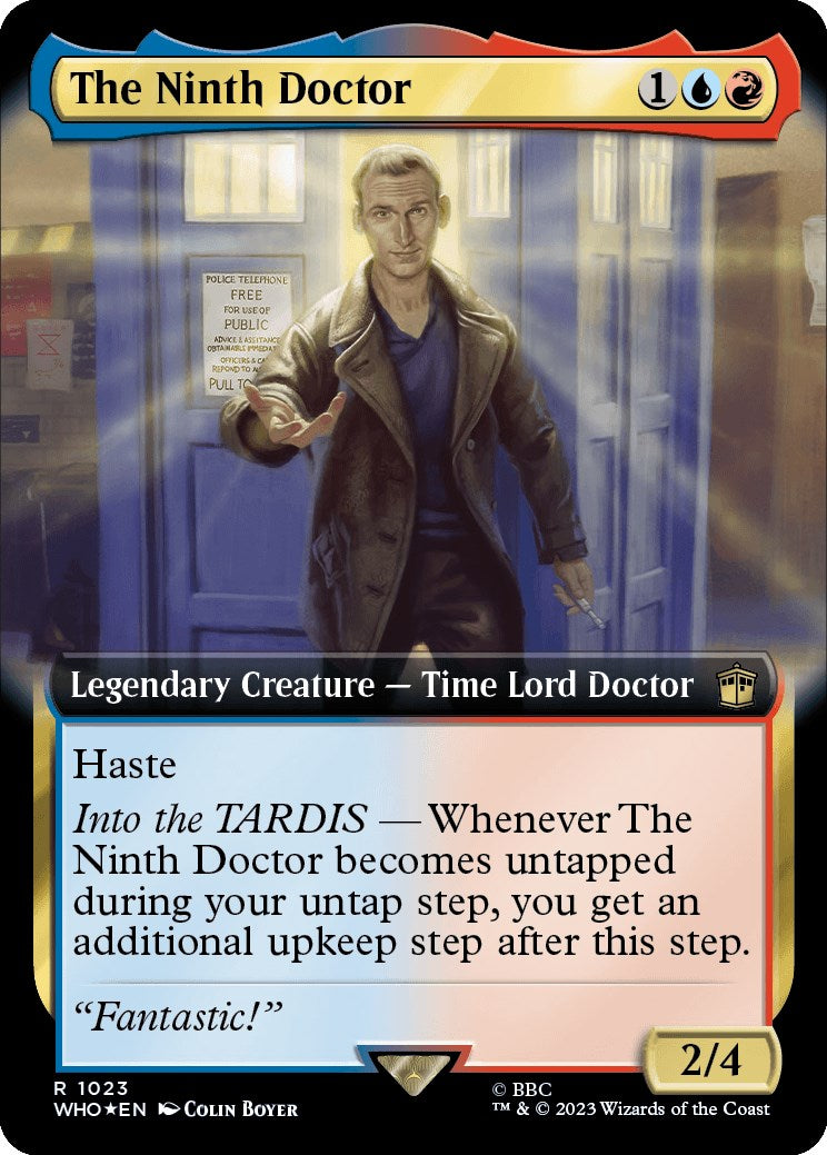 The Ninth Doctor (Extended Art) (Surge Foil) [Doctor Who] | Gate City Games LLC