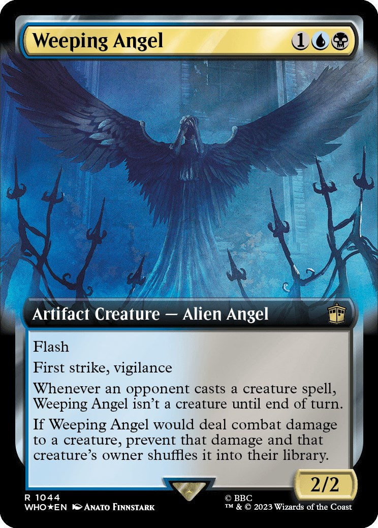 Weeping Angel (Extended Art) (Surge Foil) [Doctor Who] | Gate City Games LLC