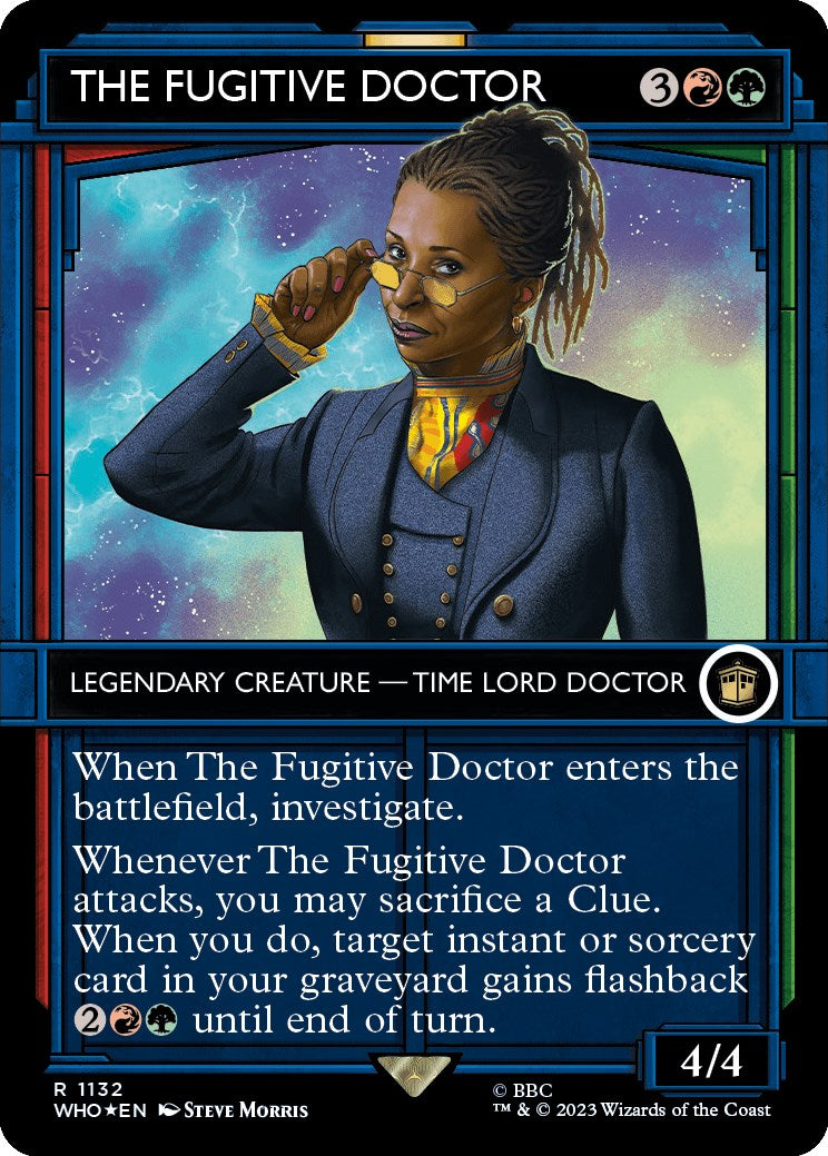 The Fugitive Doctor (Showcase) (Surge Foil) [Doctor Who] | Gate City Games LLC