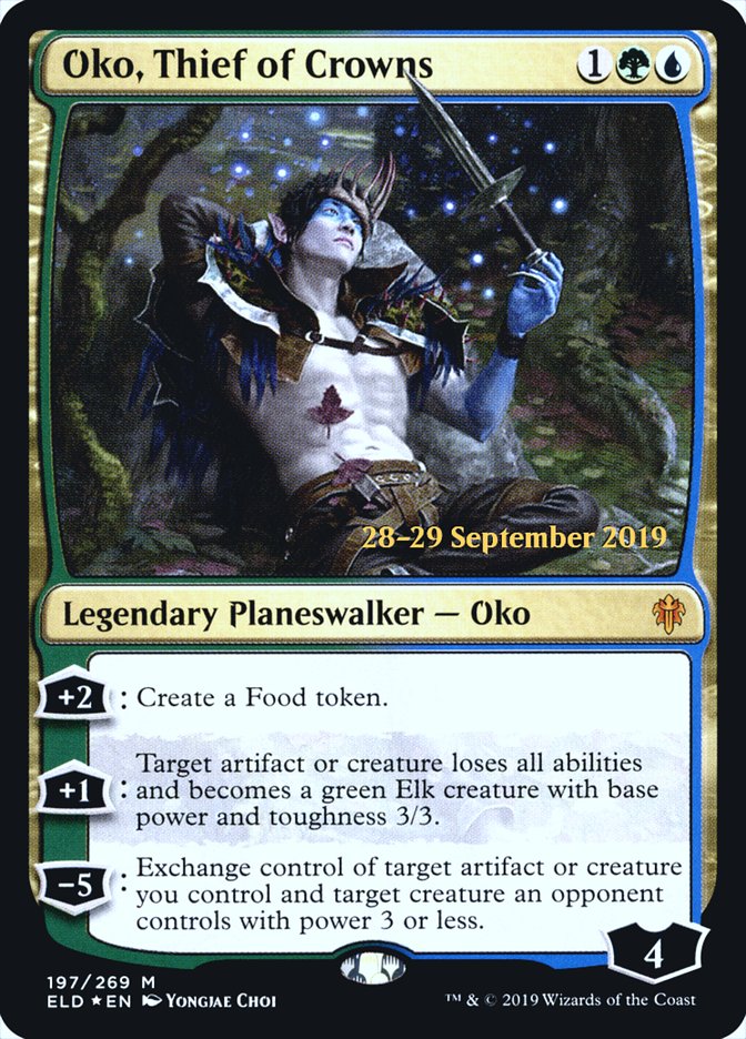 Oko, Thief of Crowns [Throne of Eldraine Prerelease Promos] | Gate City Games LLC
