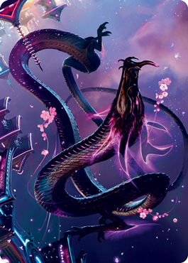 Junji, the Midnight Sky 1 Art Card [Kamigawa: Neon Dynasty Art Series] | Gate City Games LLC