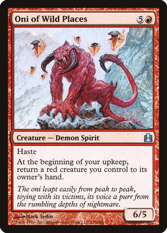 Oni of Wild Places [Commander 2011] | Gate City Games LLC