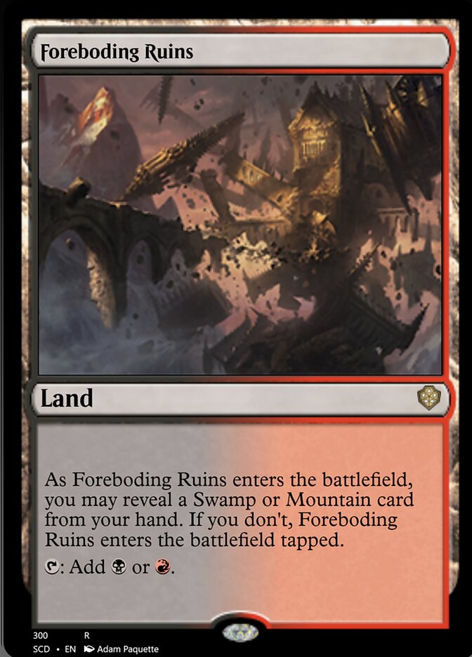 Foreboding Ruins [Starter Commander Decks] | Gate City Games LLC