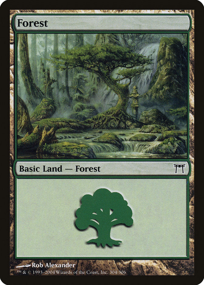 Forest (304) [Champions of Kamigawa] | Gate City Games LLC