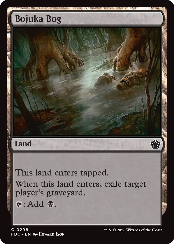 Bojuka Bog [Foundations Commander] | Gate City Games LLC