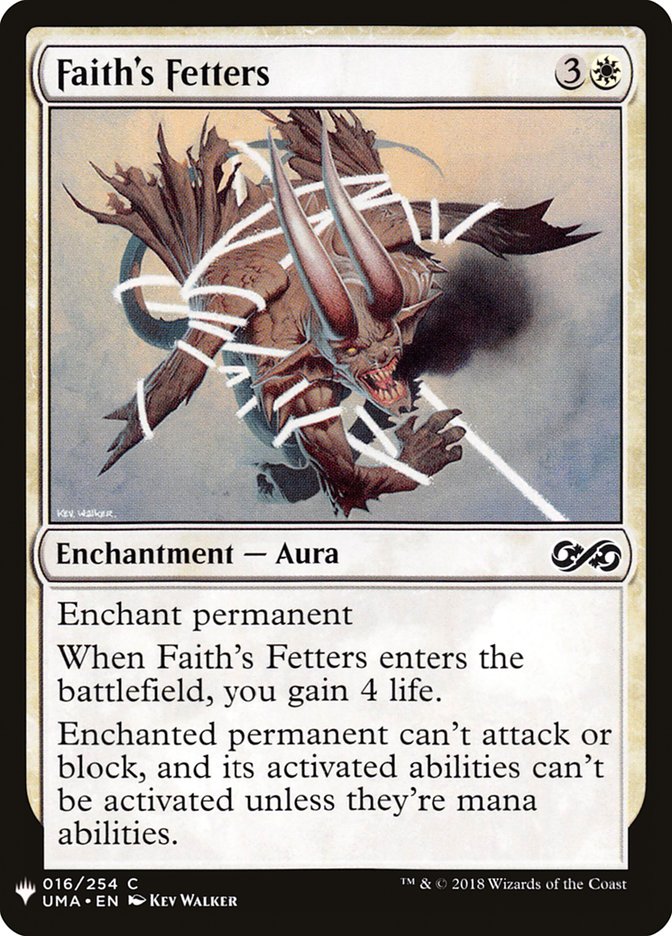 Faith's Fetters [Mystery Booster] | Gate City Games LLC