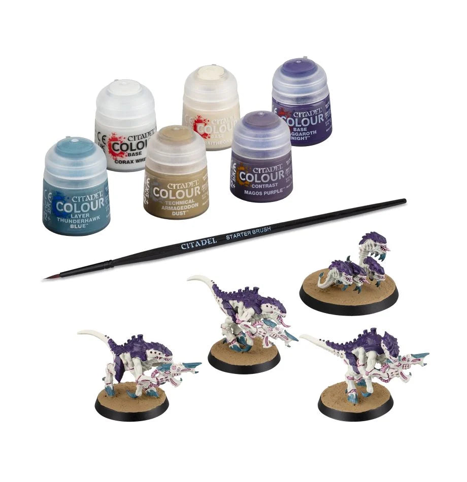 Warhammer 40K: Tyranids: Termagants and Ripper Swarm + Paints | Gate City Games LLC