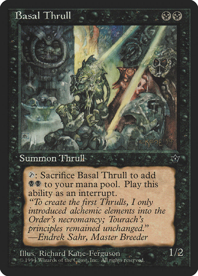 Basal Thrull (Richard Kane Ferguson) [Fallen Empires] | Gate City Games LLC