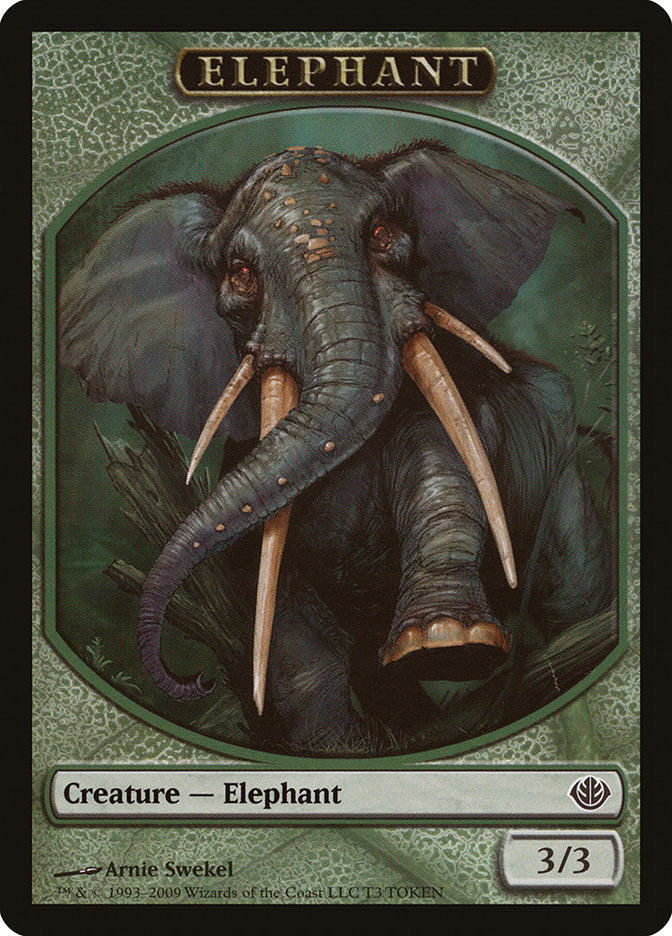 Elephant Token [Duel Decks: Garruk vs. Liliana Tokens] | Gate City Games LLC