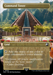 Command Tower // Commander Tower (Borderless) [Jurassic World Collection] | Gate City Games LLC