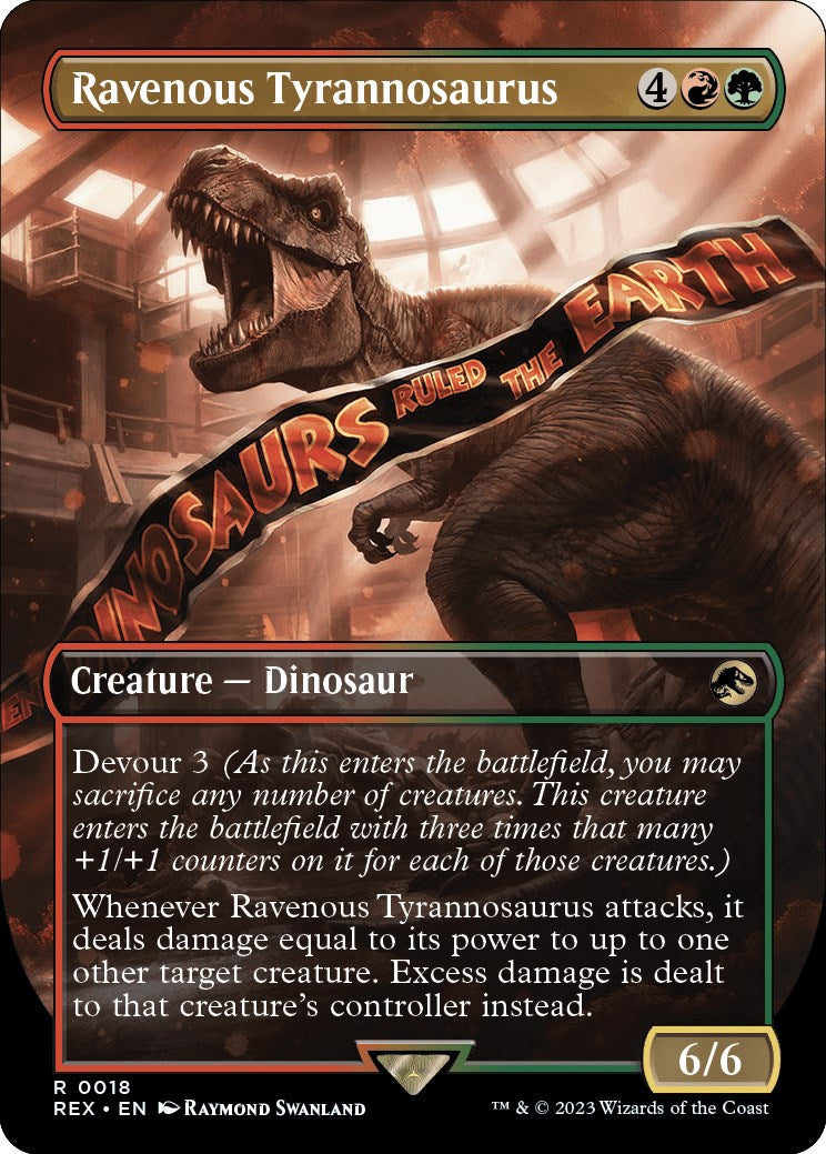 Ravenous Tyrannosaurus (Borderless) [Jurassic World Collection] | Gate City Games LLC