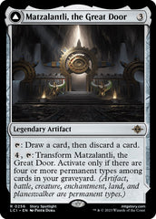 Matzalantli, the Great Door // The Core [The Lost Caverns of Ixalan] | Gate City Games LLC