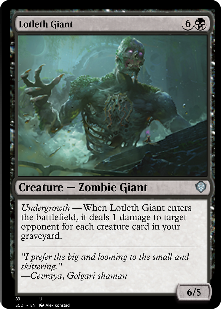 Lotleth Giant [Starter Commander Decks] | Gate City Games LLC