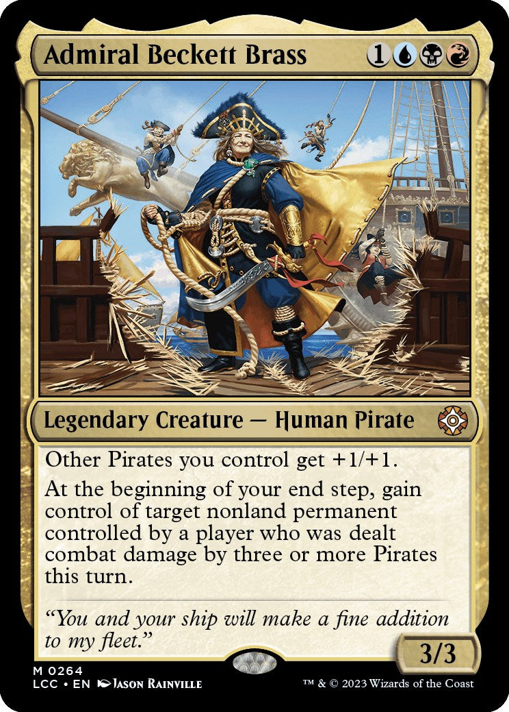 Admiral Beckett Brass [The Lost Caverns of Ixalan Commander] | Gate City Games LLC