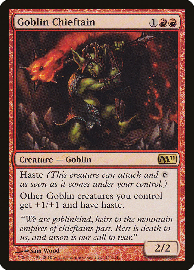 Goblin Chieftain [Magic 2011] | Gate City Games LLC