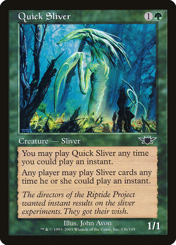 Quick Sliver [Legions] | Gate City Games LLC