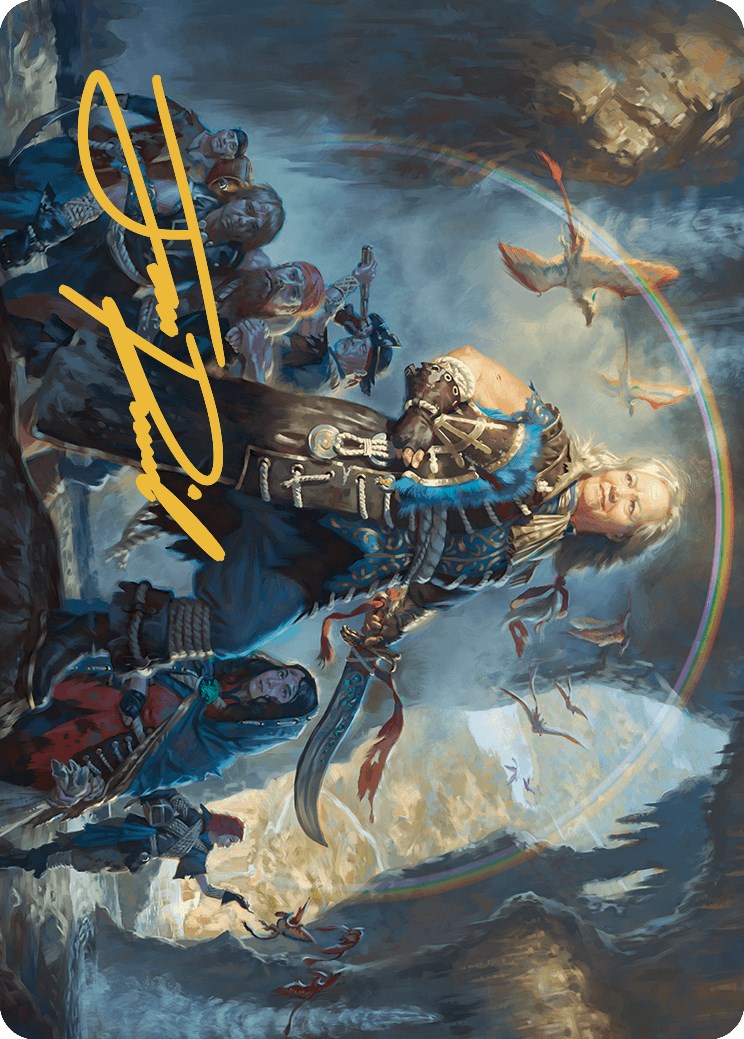 Admiral Brass, Unsinkable Art Card (Gold-Stamped Signature) [The Lost Caverns of Ixalan Art Series] | Gate City Games LLC